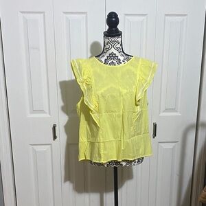 Yellow Women's Top Banana Republic nwt size xl